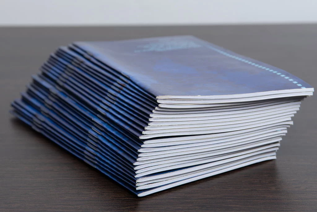 Blue Brochures